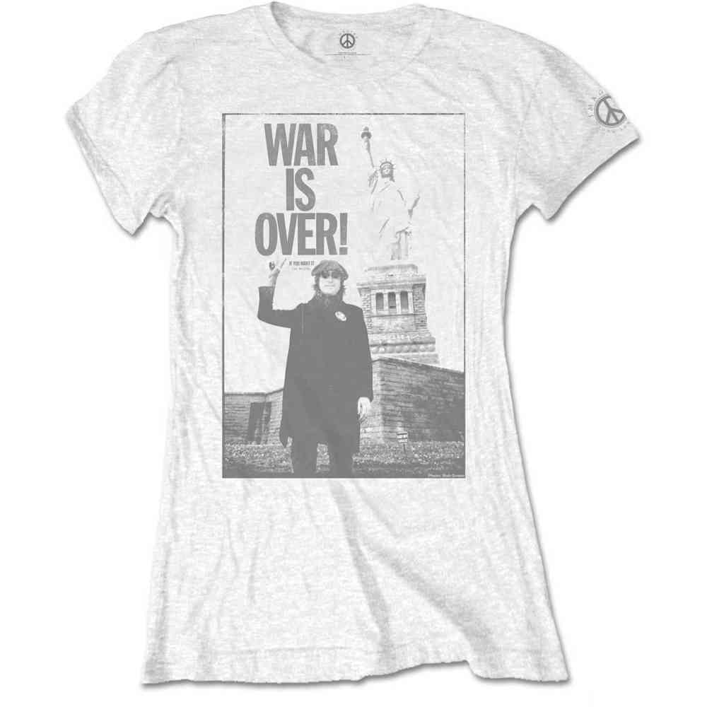 John Lennon - Liberty Lady Damen TShirt - Weiß